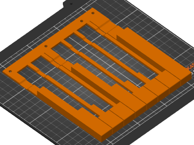 Preview of the print on Prusa-3